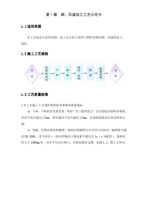 火电厂烟风煤管道施工工艺示范