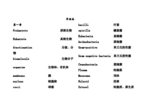 [教材]生物化学  专业英语单词