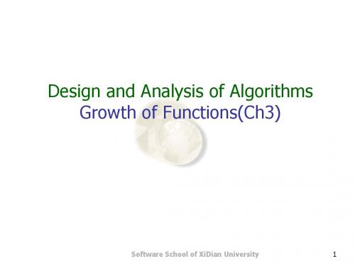 算法导论Let3-Growth of Functions