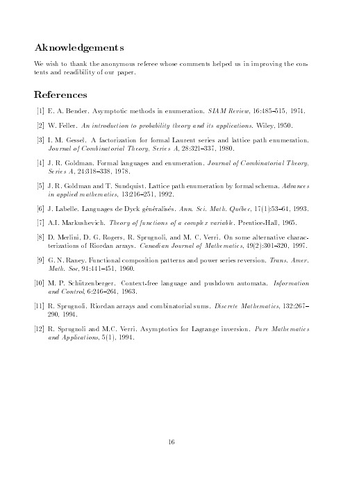 Journal of Combinatorial Theory, Series A, 28321{337, 1980.