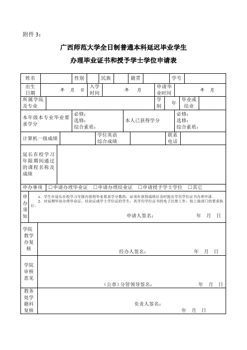 延迟毕业学生办理毕业证书