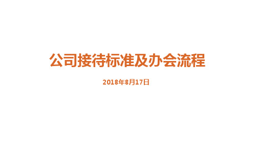 某公司接待标准及办会流程培训教材(PPT44张)