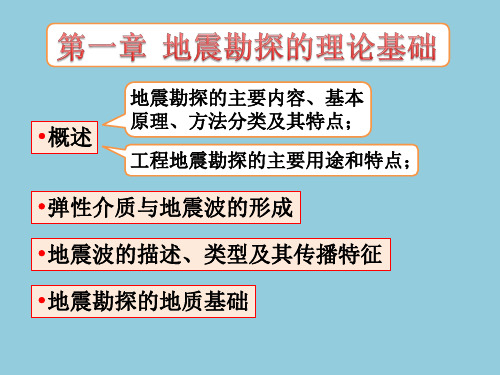 1、2.地震勘探基础及浅层折射、反射波法