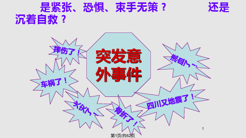 常用创伤急救处理PPT课件