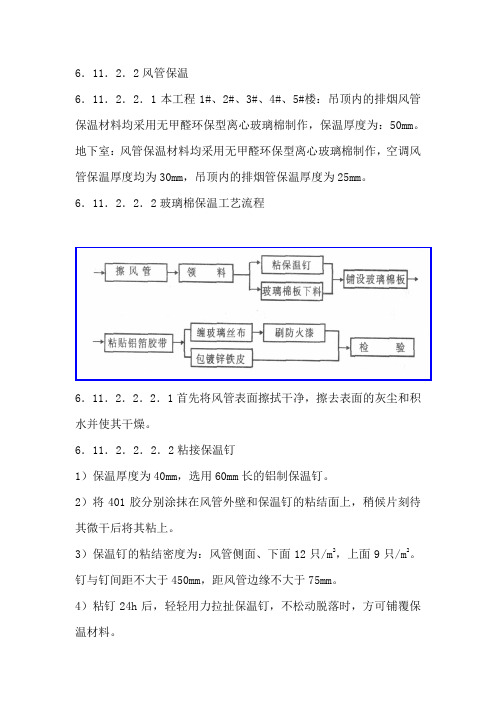 风管及部件保温技术交底