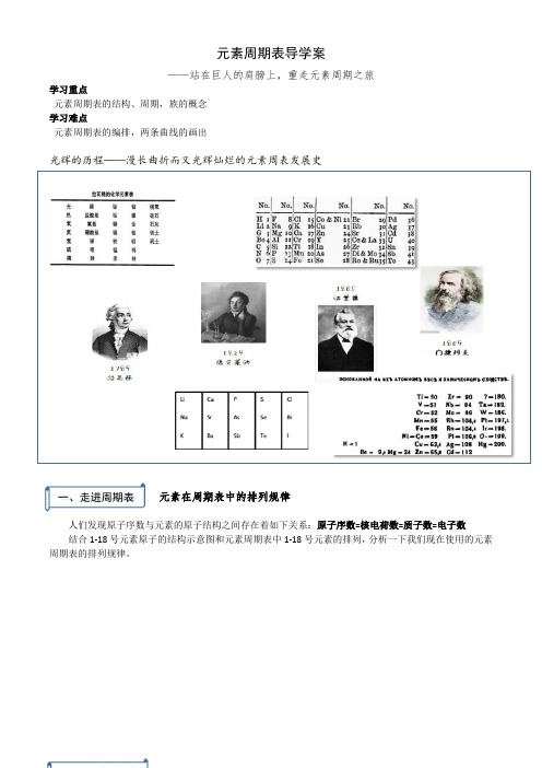 高中化学必修二教案-1.1元素周期表24-人教版