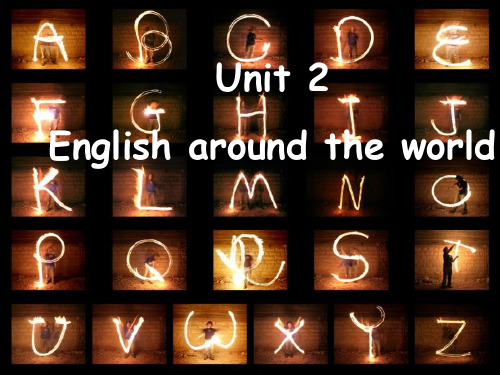 人教版高中英语 必修一 Unit2 《English around the world---Reading》 课件 (共28张ppt)