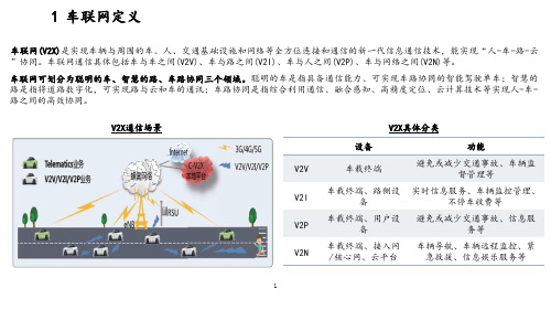 车联网网联化等级划分、主流关键技术及发展现状(2021年)