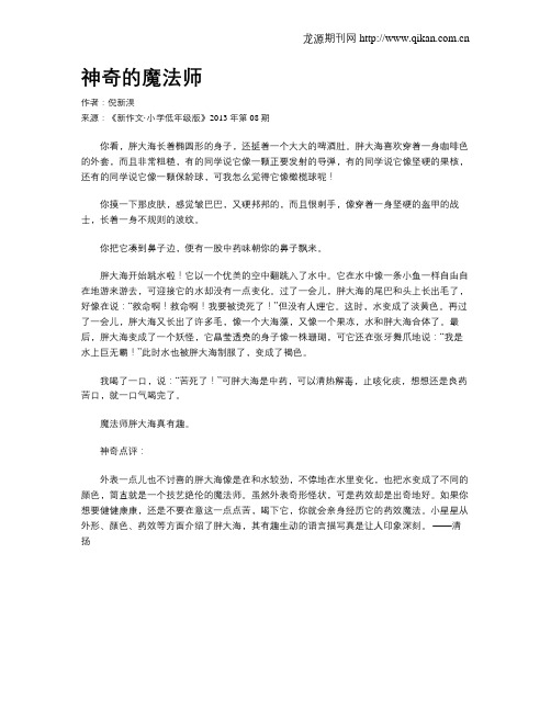 神奇的魔法师