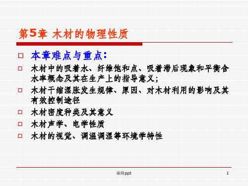 木材的物理性质(3)