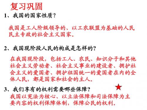 8下-第一课-第二框-我们享有广泛的权利-课件