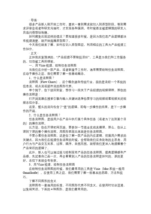 产品经理《入门指南》彩蛋2:你的Visio和Balsamiq入门了吗?