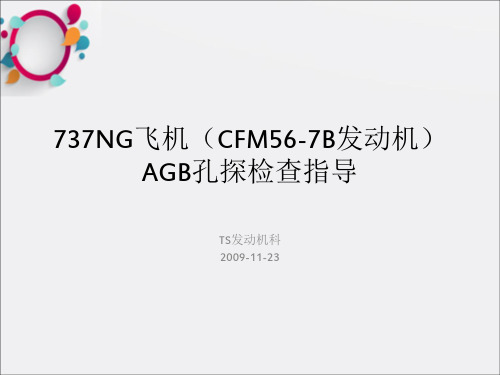 CFM56-7B发动机AGB孔探指导