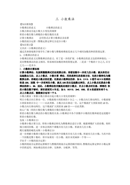 【精品】三 小数乘法
