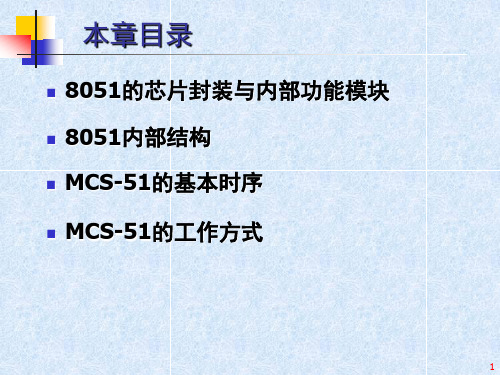 02第二章MCS51硬件体系结构