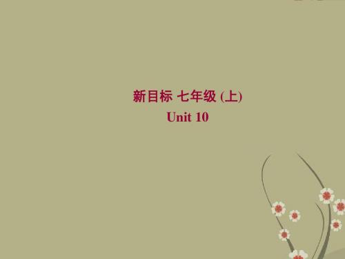 七年级英语上册 Unit10 Do you play the guitar Self check课件 人教新目标版