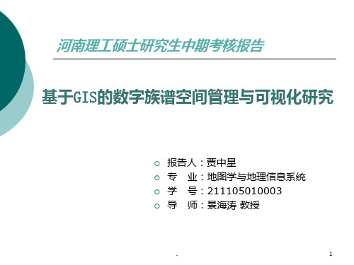 研究生中期考核汇报模板PPT课件