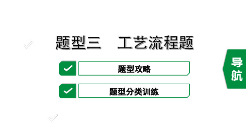 2020年广东化学中考重难点题型三 工艺流程题