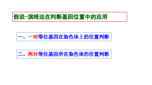 2019年高考生物一轮复习精品课件：假说-演绎法在遗传学中的应用(共41张PPT)