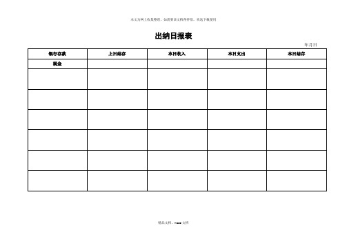 《企业财务管理部整套表格与各职位岗位流程图大全》表格表-6(2021整理)