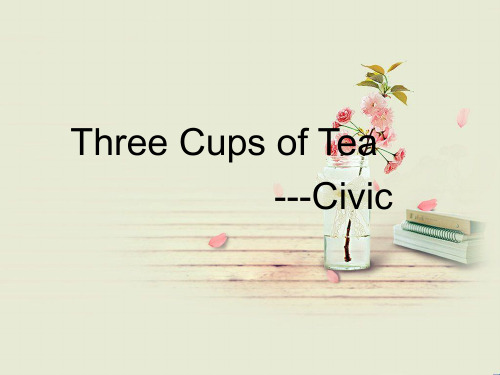 Three Cups of Tea三杯茶