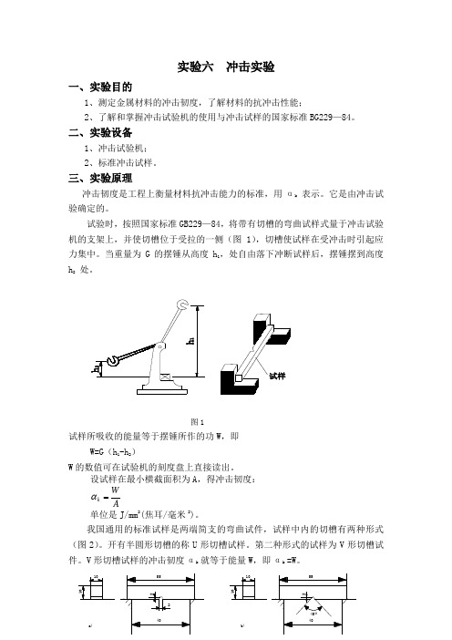 实验六  冲击实验