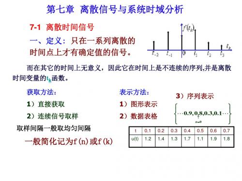 离散时间系统分析