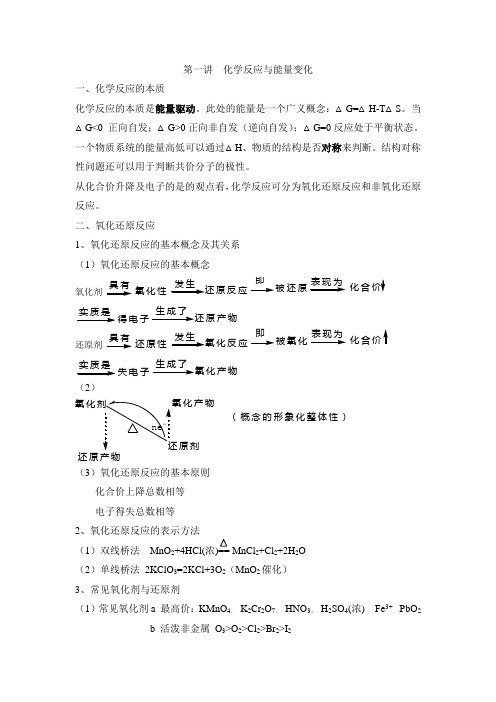 huaxue自主招生讲义