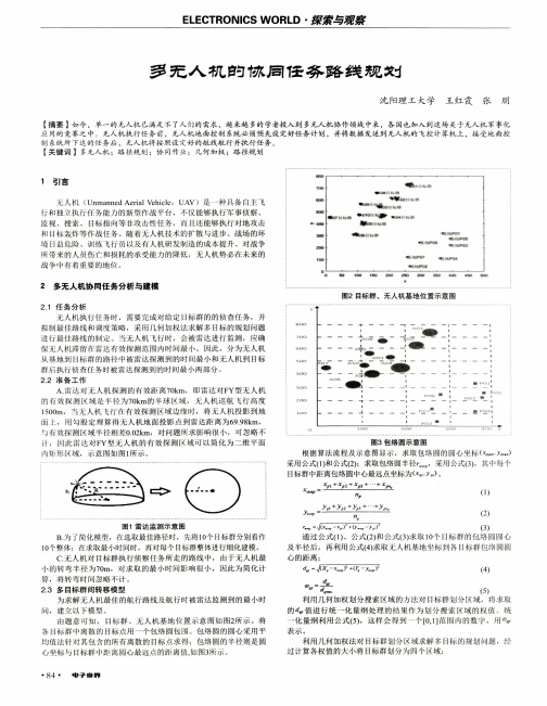 多无人机的协同任务路线规划