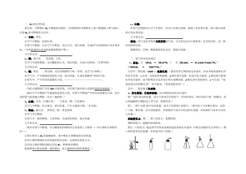 氧气的化学性质及制法总结