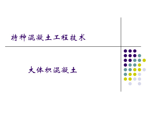 《大体积混凝土》PPT课件