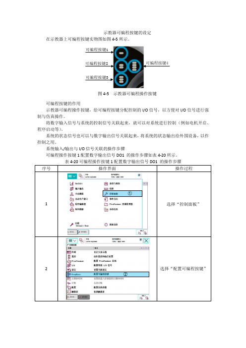 可编程按键设定