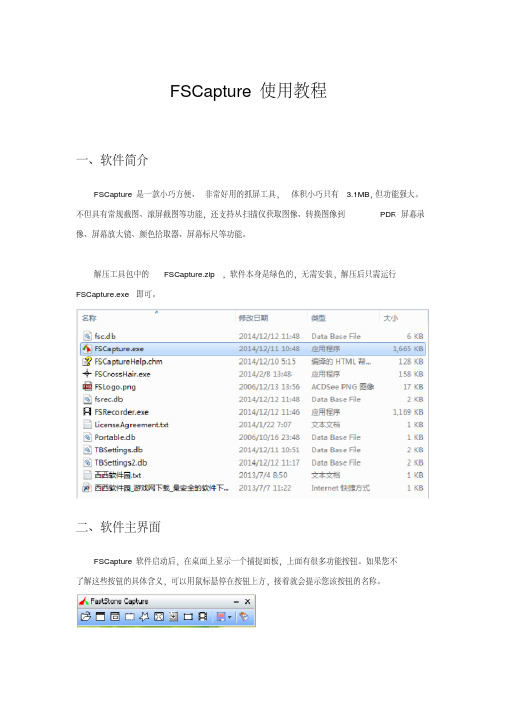 FSCapture使用教程