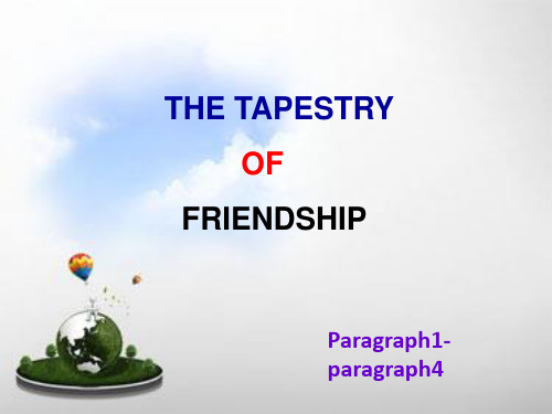 unit5 THE TAPESTRY of Friendship