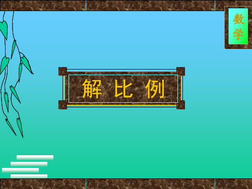 解比例市公开课一等奖省赛课微课金奖PPT课件