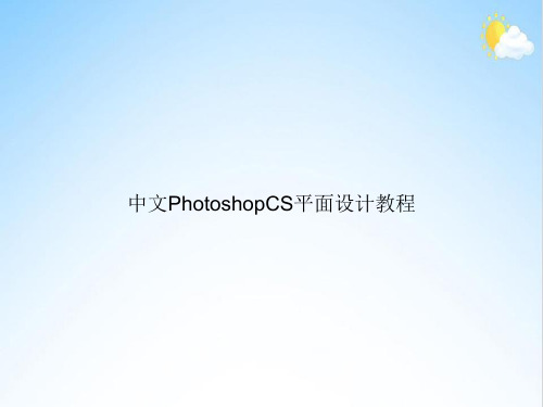 中文PhotoshopCS平面设计教程