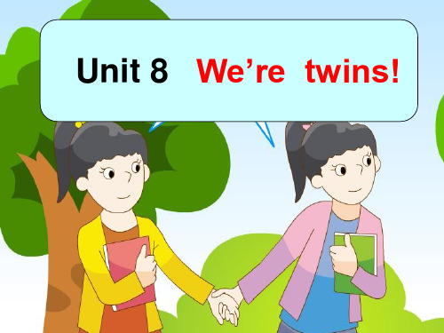 牛津译林版三年级英语下册 Unit 8 We’re twins!课件3.ppt