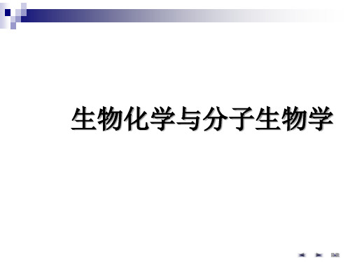 医学生化课件 第18章 基因表达调控