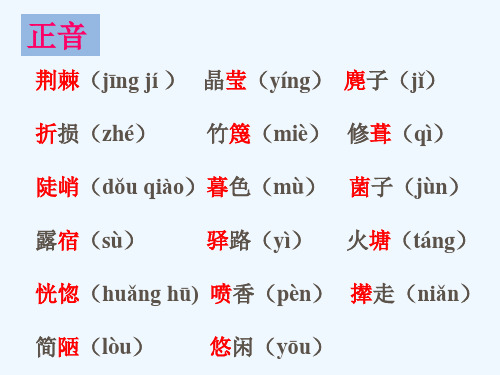 (部编)初中语文人教2011课标版七年级下册14、《驿路梨花》课件