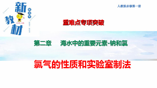 专题突破09 氯气的性质和实验室制法-2022-2023学年高一化学同步重难点专项突破