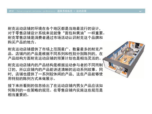 NIKE产品陈列规范