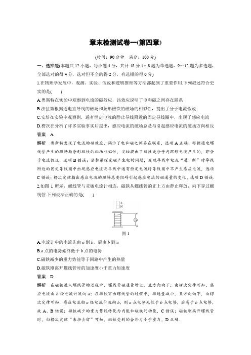 章末检测15：电磁感应