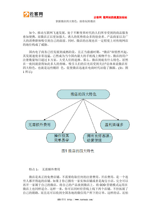 掌握微店四大特色,助你玩转微店