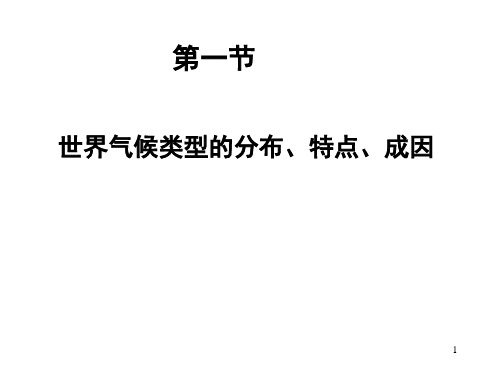 世界气候类型分布、特点、成因