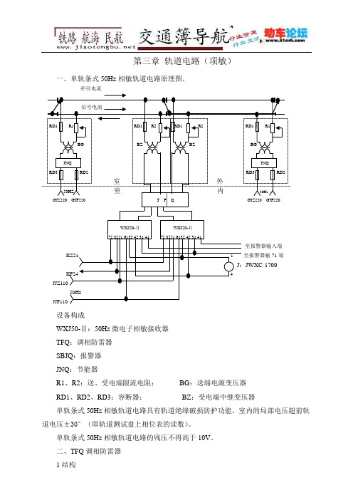 轨道电路(50HZ相敏)2222