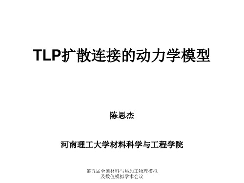 TLP扩散连接的动力学模型