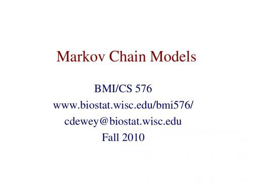markov-chains 马尔科夫链