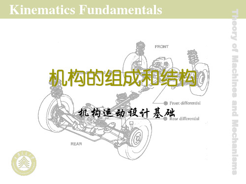 机械原理课件 机构的组成和结构