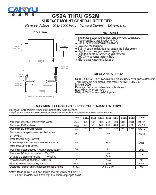 GS2A-GS2M PDF规格书
