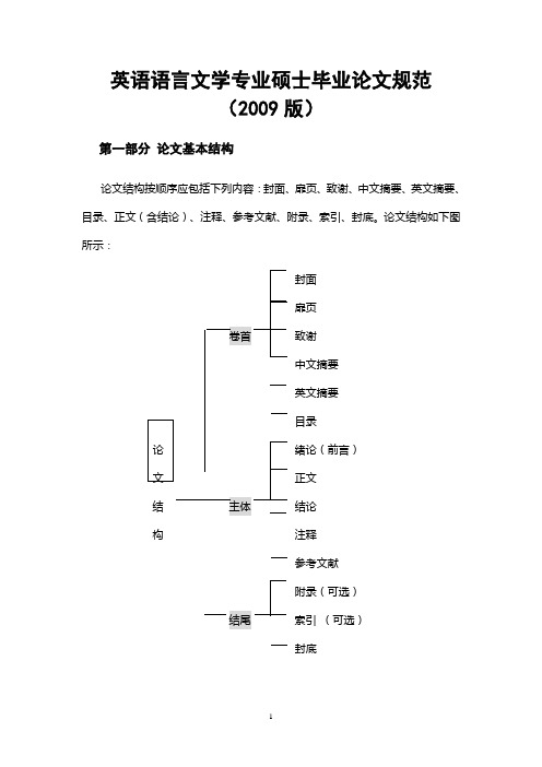 广东外语外贸大学研究生学位论文格式规范